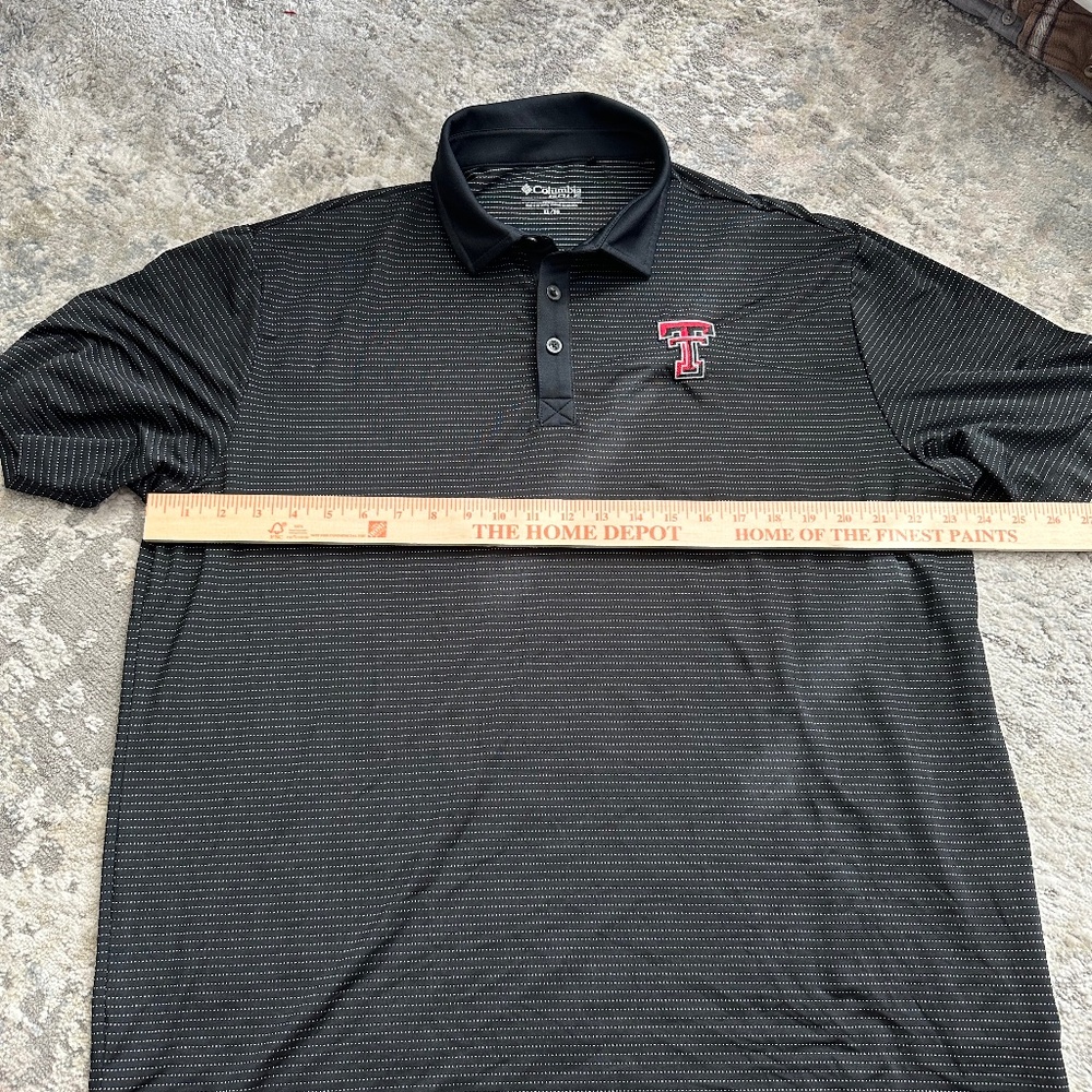 Texas Tech Columbia golf polo XL